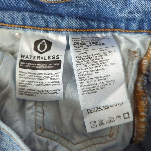 Levi's 501 Skinny Women Embroidered Jeans Del Norte High Waist Sz 31 L 30 - Picture 8 of 16